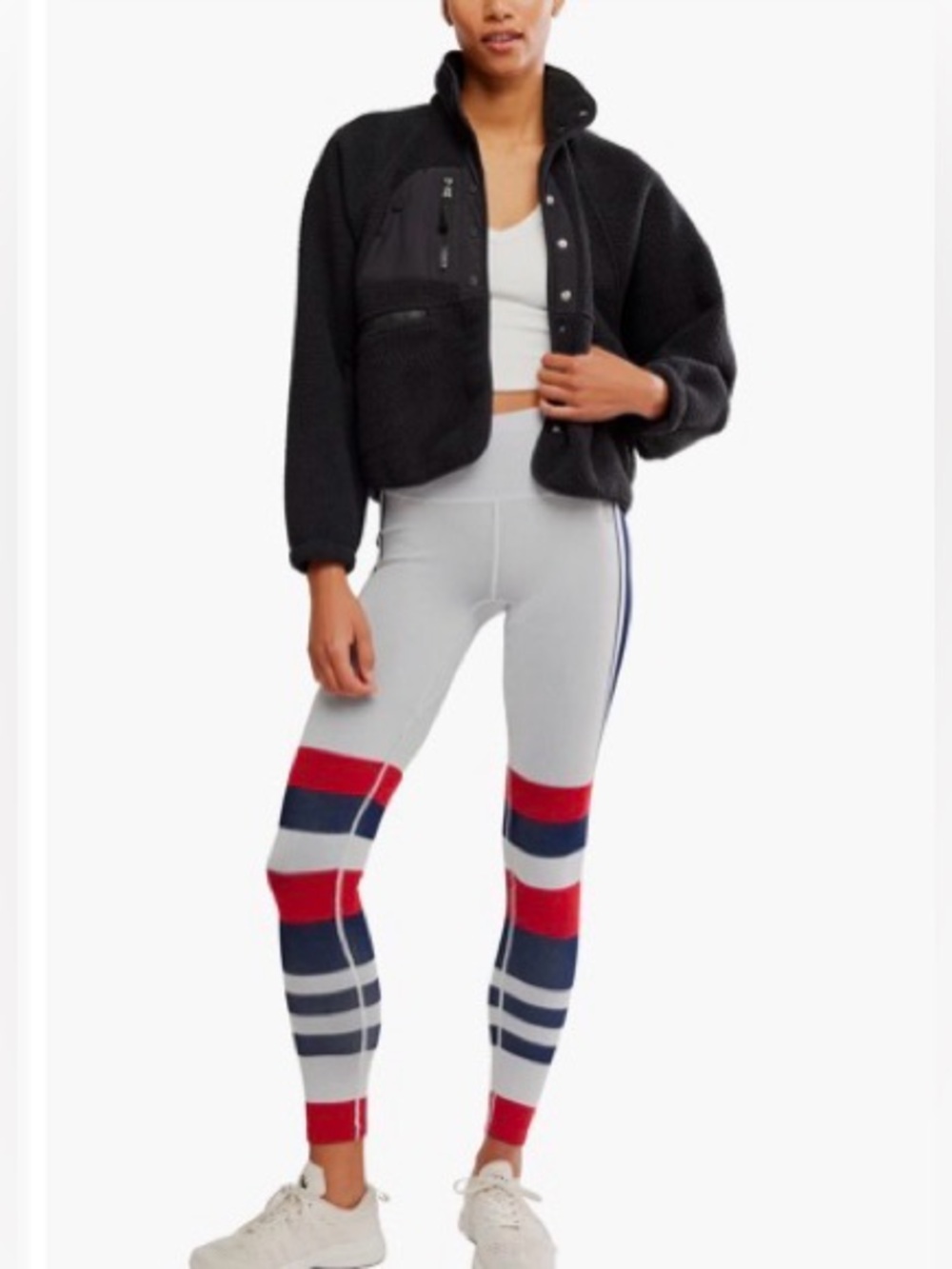 FREE PEOPLE x movement Myoko Jacquard Base Leggings size medium /large
